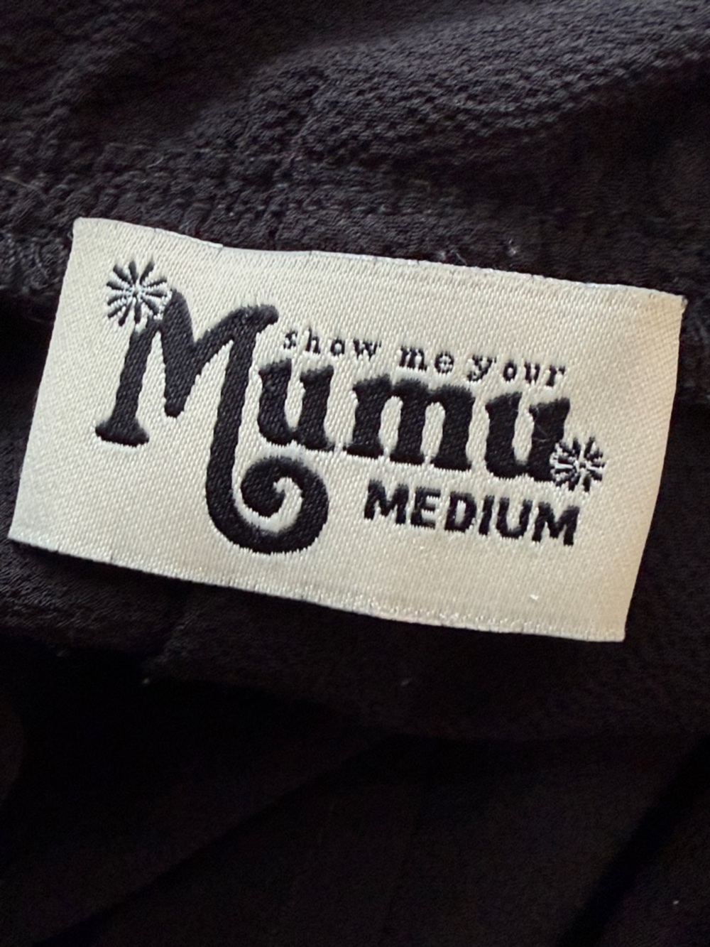 Show Me Your Mumu Black Wrap Romper with Tie & Shoulder Flutter Sleeve Sz M - Picture 8 of 14